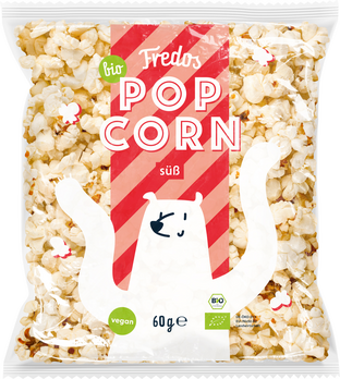 Fredos Popcorn, süß 60g MHD 13.10.2025