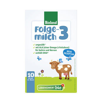 Lebenswert Bio-Folgemilch 3 Bioland 500g/A MHD 07.03.2022