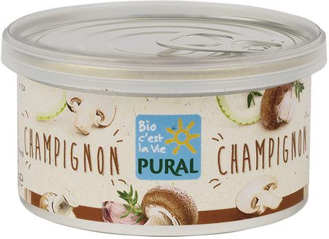 Pural Brotaufstrich Champignon palmölfrei 125g MHD 02.09.2024