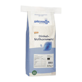 Spielberger Dinkelvollkornmehl, demeter 2,5kg MHD 11.09.2026