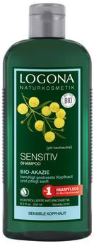 LOGONA Sensitiv Shampoo Bio-Akazie 250ml MHD 31.12.2022
