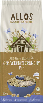 Allos Mit Herz & Hand Gebackenes Crunchy Hafer 600g MHD 18.09.2025