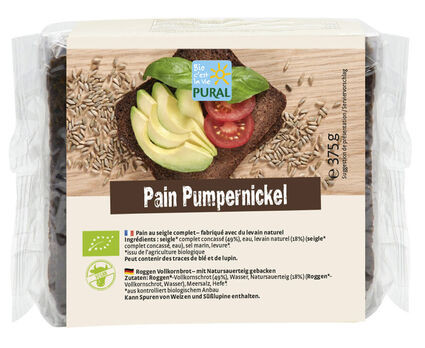 Pural Pumpernickel 375g MHD 18.10.2023