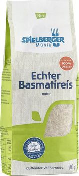 Spielberger Echter Basmatireis natur 500g (beschädigte Verpackung) MHD 23.04.2021