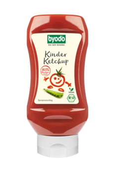 Byodo Kinder Ketchup, 80% Tomate, PET-Flasche 300ml MHD 28.04.2023