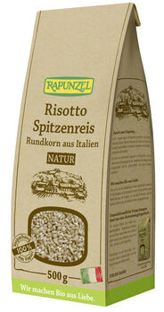Rapunzel Risotto Rundkornreis Ribe natur 500g MHD 23.07.2025