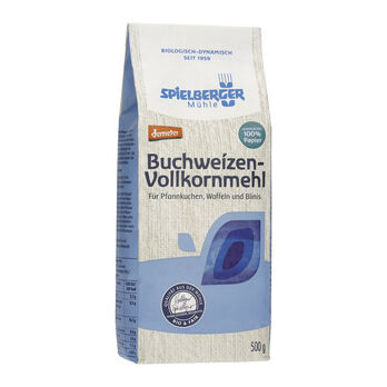 Spielberger Buchweizen-Vollkornmehl, demeter - 500g (beschädigte Verpackung) MHD 28.03.2026
