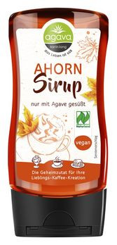 agava Ahornsirup Spenderflasche 350g MHD 19.07.2020