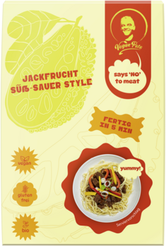 Vegan Pete Jackfrucht Süß-Sauer Style 250g MHD 23.09.2026