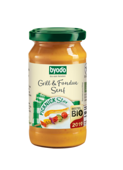 Byodo Grill und Fondue Senf 200ml MHD 11.03.2020