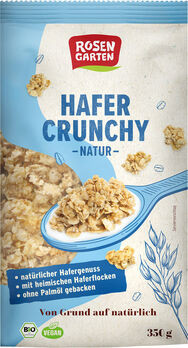 Rosengarten Hafer-Crunchy Natur 350g MHD 04.03.2023