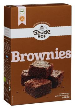 Bauckhof Brownies extra schokoladig, glutenfrei 400g MHD 01.05.2023