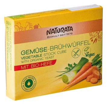 Naturata Gemüsebrühwürfel mit Bio-Hefe 6 Stück MHD 09.11.2020