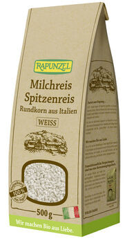 Rapunzel weißer Milchreis, rund 500g MHD 28.08.2026