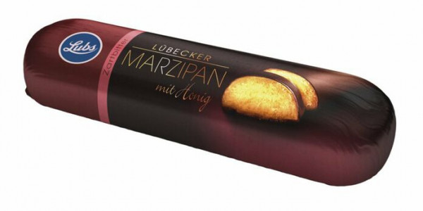 Lubs Marzipanbrot mit Honig und Zartbitterschokolade 50g/A MHD 09.08.2021