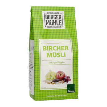Burgermühle Bircher Müsli 500g (beschädigte Verpackung) MHD 06.08.2026