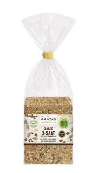 Dr. Karg Knäckebrot Classic 3-Saat 200g MHD 14.09.2020
