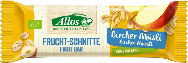 Allos Birchers Müsli-Schnitte 30g MHD 16.07.2021