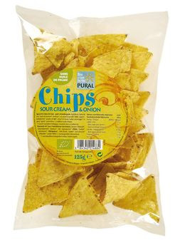 Pural Maischips Sour Cream & Onion 125g MHD 15.09.2021