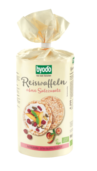 Byodo Reiswaffeln ohne Salzzusatz 100g MHD 17.11.2021