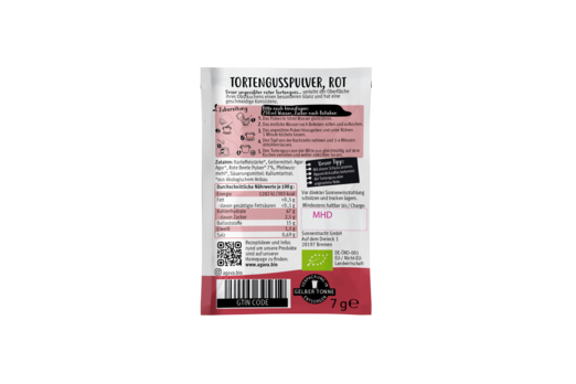 agava Tortenguss rot 3x7g MHD 12.05.2026