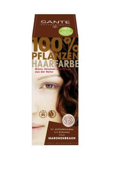 SANTE Pflanzen Haarfarben Pulver maronenbraun 100g MHD 31.12.2021