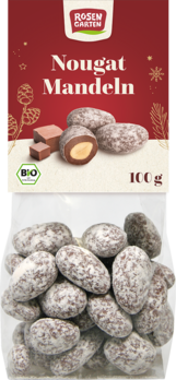 Rosengarten Nougat-Mandeln 100g/W MHD 28.04.2026