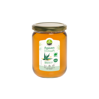 agava Agavendicksaft Glas 1kg MHD 09.11.2025