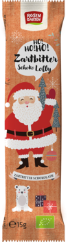 Rosengarten Schoko-Lolly Zartbitter Nikolaus vegan 15g/W MHD 18.04.2026