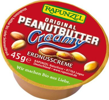 Rapunzel Peanutbutter Creamy Portionsschale 45g/A MHD 10.08.2021