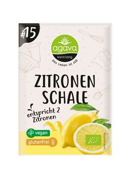 agava geriebene Zitronenschale 10g MHD 23.11.2023