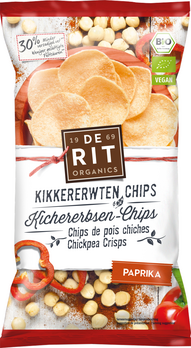 De Rit Kichererbsen-Chips Paprika 75g MHD 12.01.2026