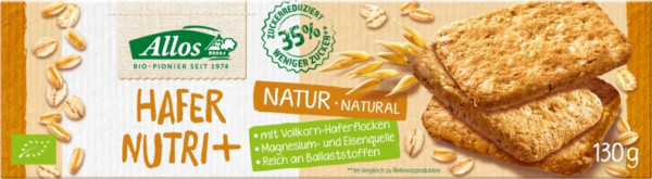Allos AL Nutri + Keks Hafer 130g MHD 04.05.2022