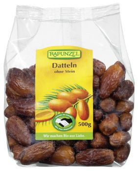Rapunzel Datteln ohne Stein Deglet Nour 500g (beschädigte Verpackung) MHD 08.04.2021