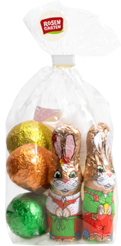 Rosengarten Vollmilch-Schokoladen-Osternest 62,5g/S MHD 04.12.2024