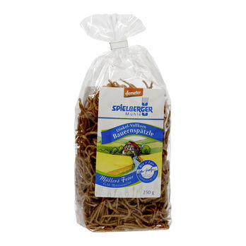 Spielberger Schwäbische Dinkelvollkorn Bauernspätzle demeter 250g (beschädigte Verpackung) MHD 18.11