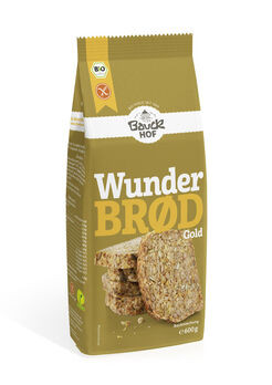 Bauckhof Wunderbroed Gold 600g (beschädigte Verpackung) MHD 09.10.2023