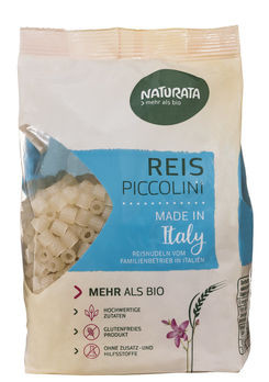 Naturata Helle Reisnudeln Piccolini, kleine Röhrchen 250g MHD 23.01.2021