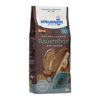 Spielberger Bauernbrot, Backmischung, demeter 500g MHD 15.08.2026