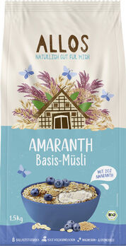 Allos Amaranth Basis Müsli Großgebinde 1,5kg (beschädigte Verpackung) MHD 09.12.2026