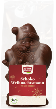 Rosengarten Weihnachtsmann Zartbitter vegan 80g/W MHD 01.04.2026
