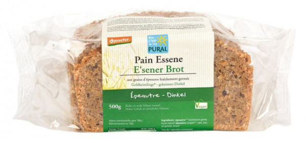 Pural E'sener Dinkelbrot demeter 500g MHD 11.08.2020
