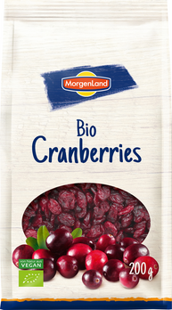 MorgenLand Cranberries 200g/nl MHD 02.09.2025