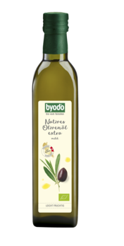 Byodo Olio di Oliva - Olivenöl nativ extra, mild 0,75l (beschädigte Verpackung) MHD 30.06.2021