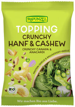 Rapunzel Topping Crunchy Hanf & Cashew 100g MHD 23.07.2026
