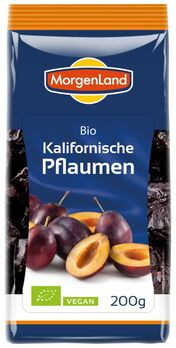 MorgenLand Kalifornische Pflaumen 200g MHD 14.05.2022
