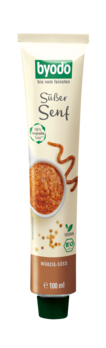 Byodo Süßer Senf in der Tube 100ml MHD 28.12.2022