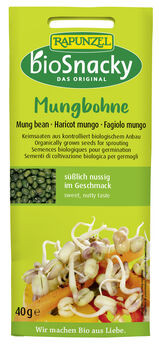 Rapunzel Mungbohne bioSnacky Keimsaat 40g MHD 31.12.2022