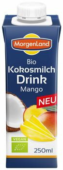 MorgenLand Kokosmilch Drink Mango 250ml MHD 18.01.2021