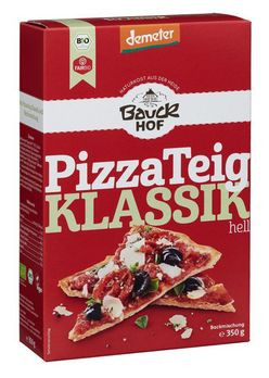 Bauckhof Pizzateig hell, Backmischung demeter 350g MHD 09.08.2021